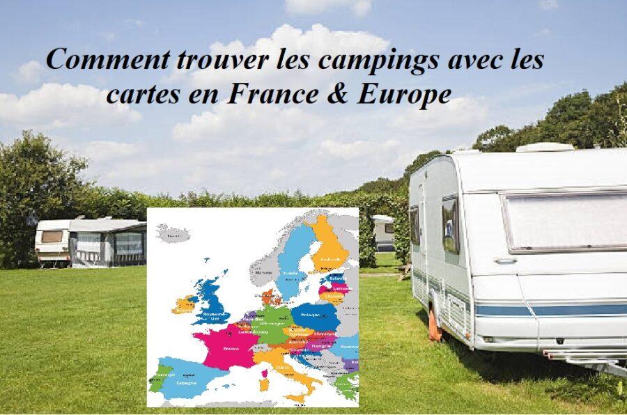Carte complète des campings dans le sud de la France