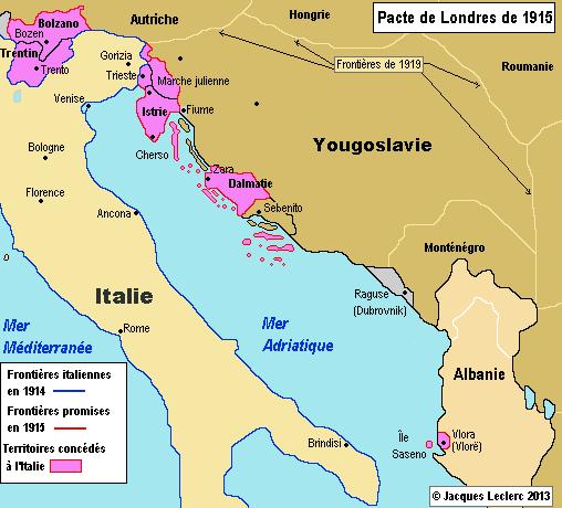  L'Italie change de côté en 1915: les impacts de cette décision historique 