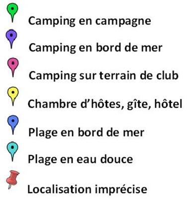  Carte Camping Naturiste en France 