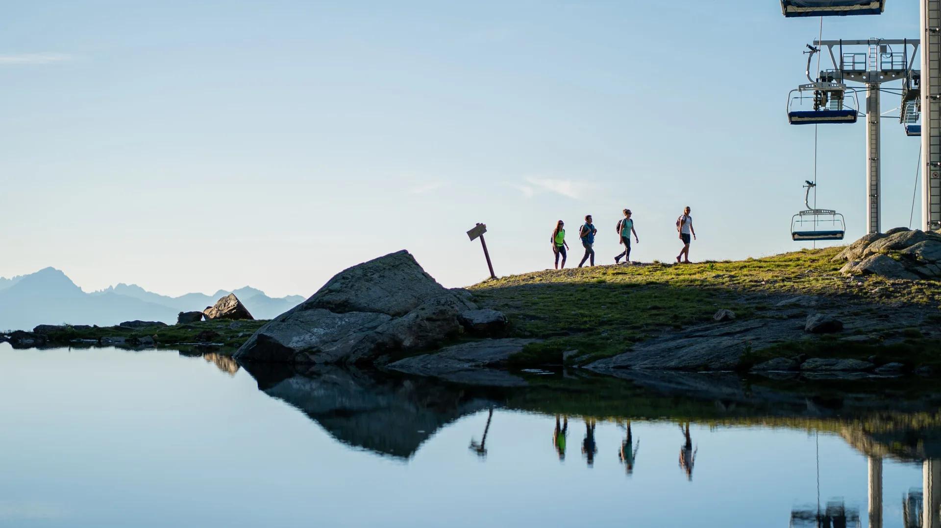 Découvrez les merveilleux paysages de Val Thorens en randonnée 