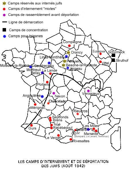 Drancy et Gurs : les camps de concentration les plus notoires en France