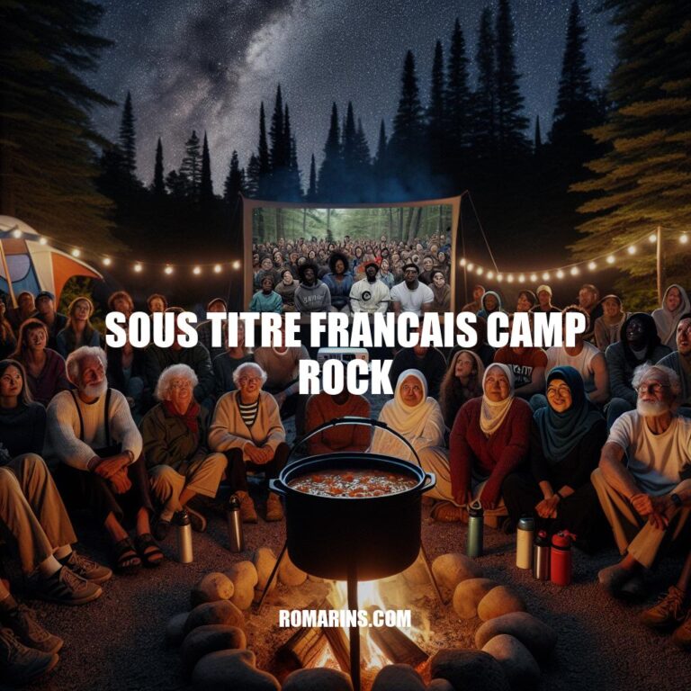 Camp Rock : L'importance des Sous-titres Français