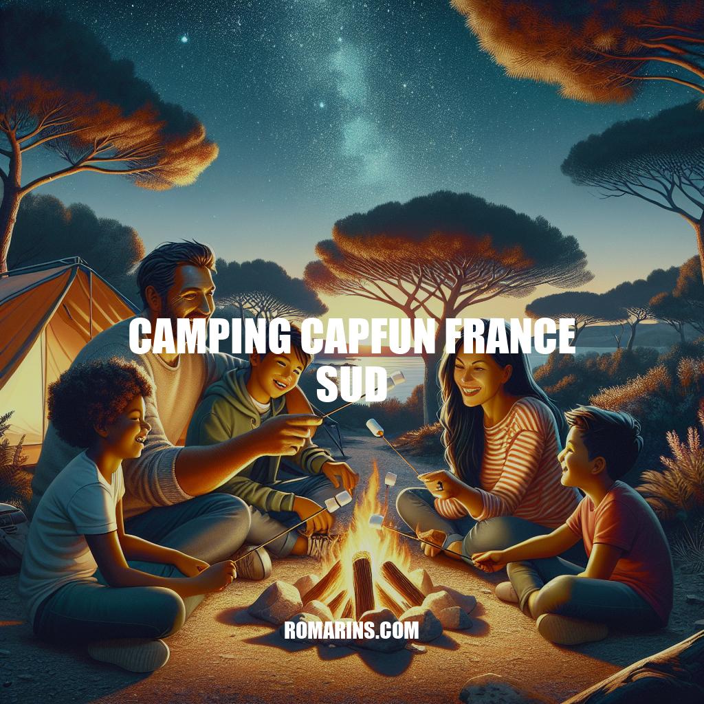 Camping Capfun France Sud: Vivez une expérience camping inoubliable !