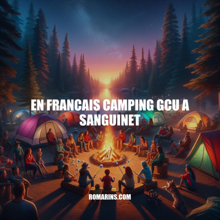 Camping GCU à Sanguinet: Un Paradis Naturel en Plein Air