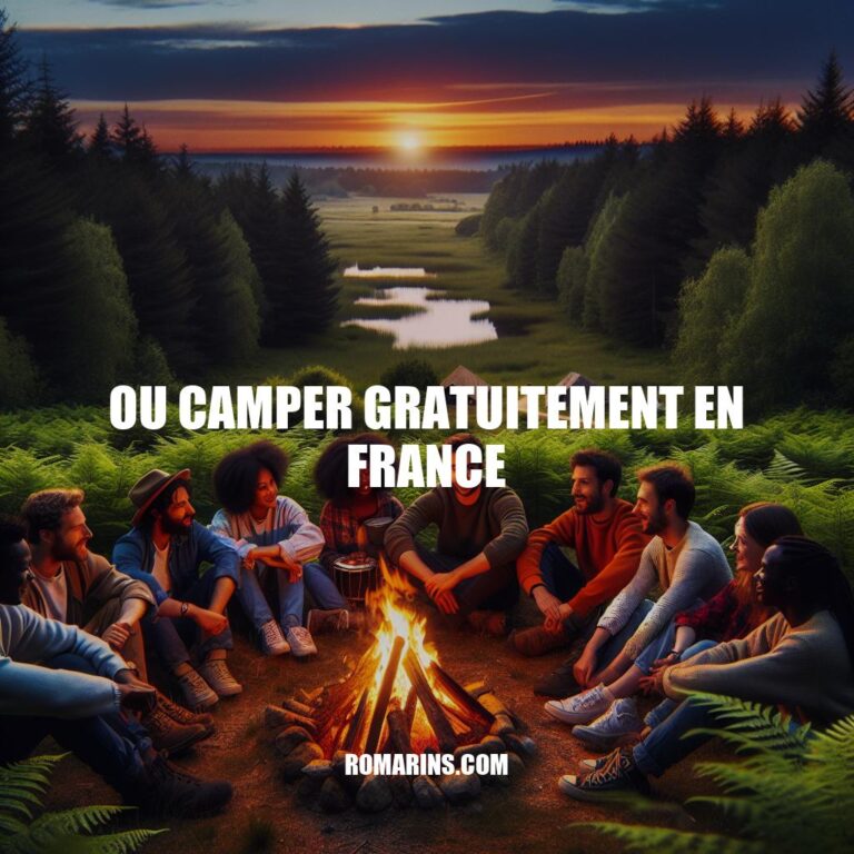 Camping Gratuit en France: Conseils et Destinations Incontournables