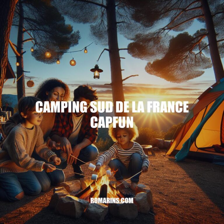 Camping dans le Sud de la France avec Capfun : Le Guide Ultime