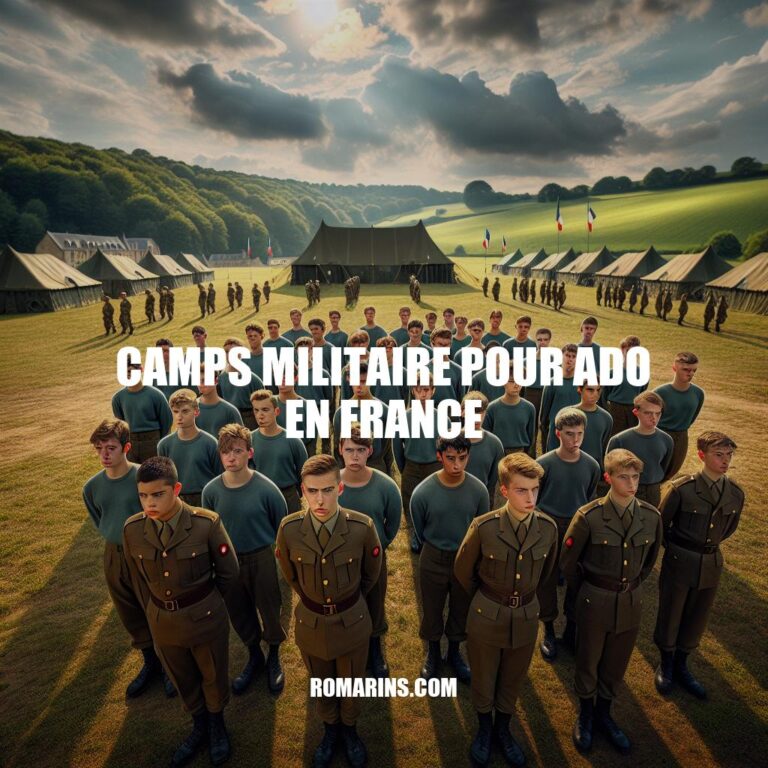 Camps Militaires pour Ados en France : Avantages et Inconvénients