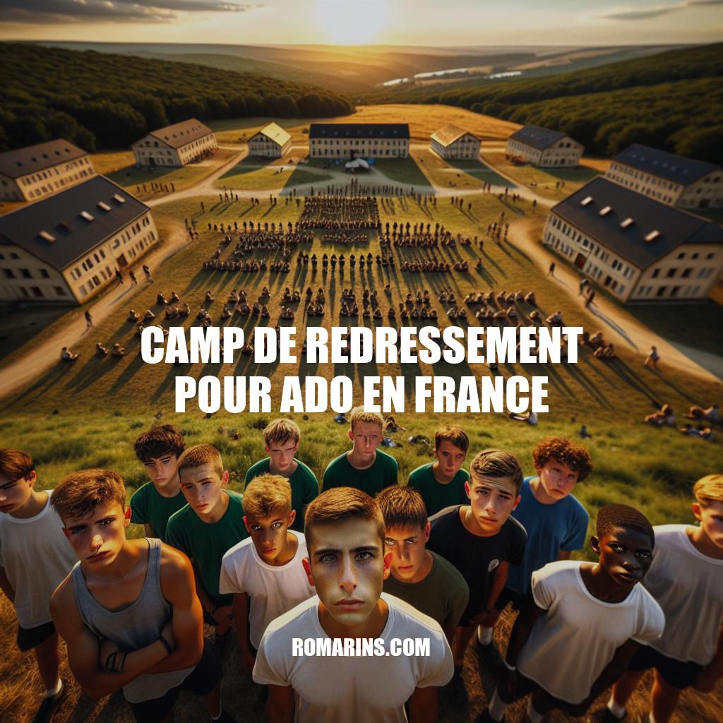 Camps de redressement pour adolescents en France: Solutions et réussites