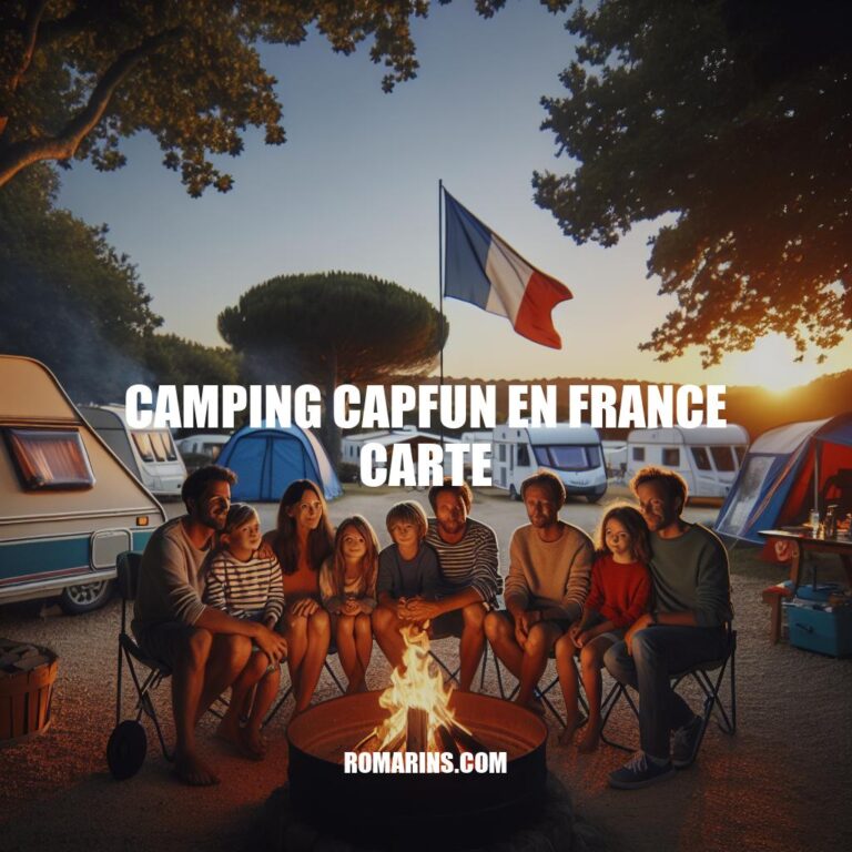 Capfun: les meilleurs campings en France
