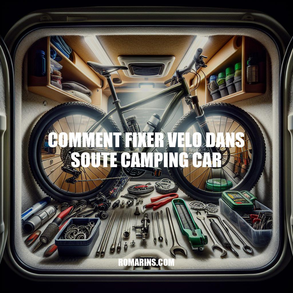 Comment Fixer Vélo dans Soute Camping-car : Conseils & Options