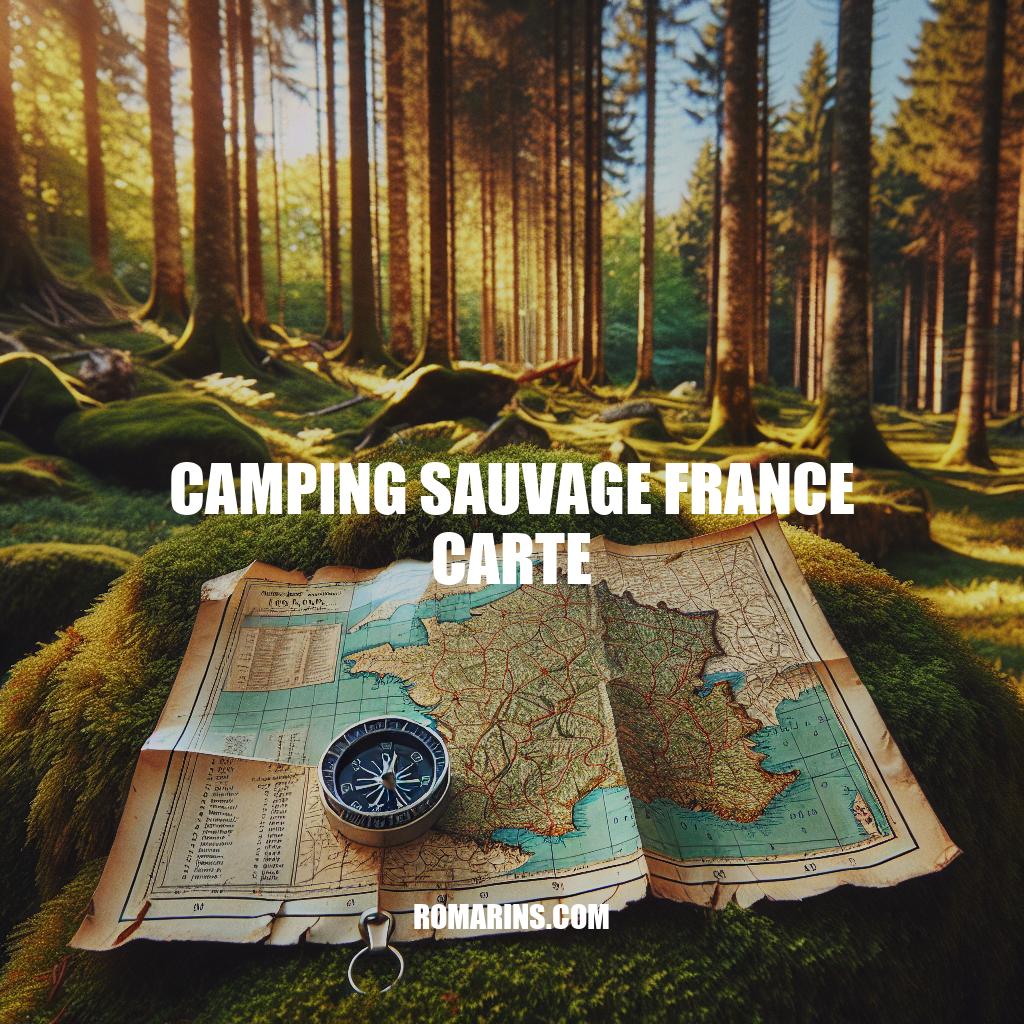 Guide Essentiel du Camping Sauvage en France: Utilisation de la Carte