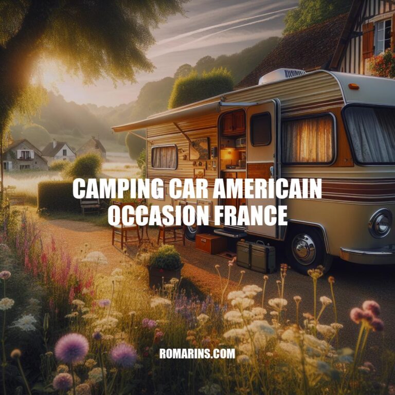 Guide d'achat de camping-car américain d'occasion en France