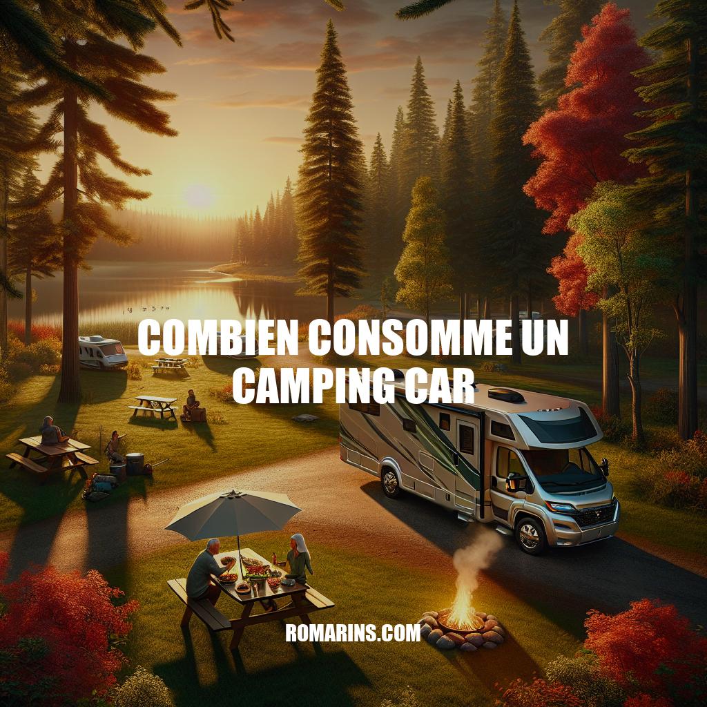 Guide de la consommation de carburant des camping-cars