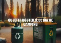 Guide de recyclage des bouteilles de gaz de camping