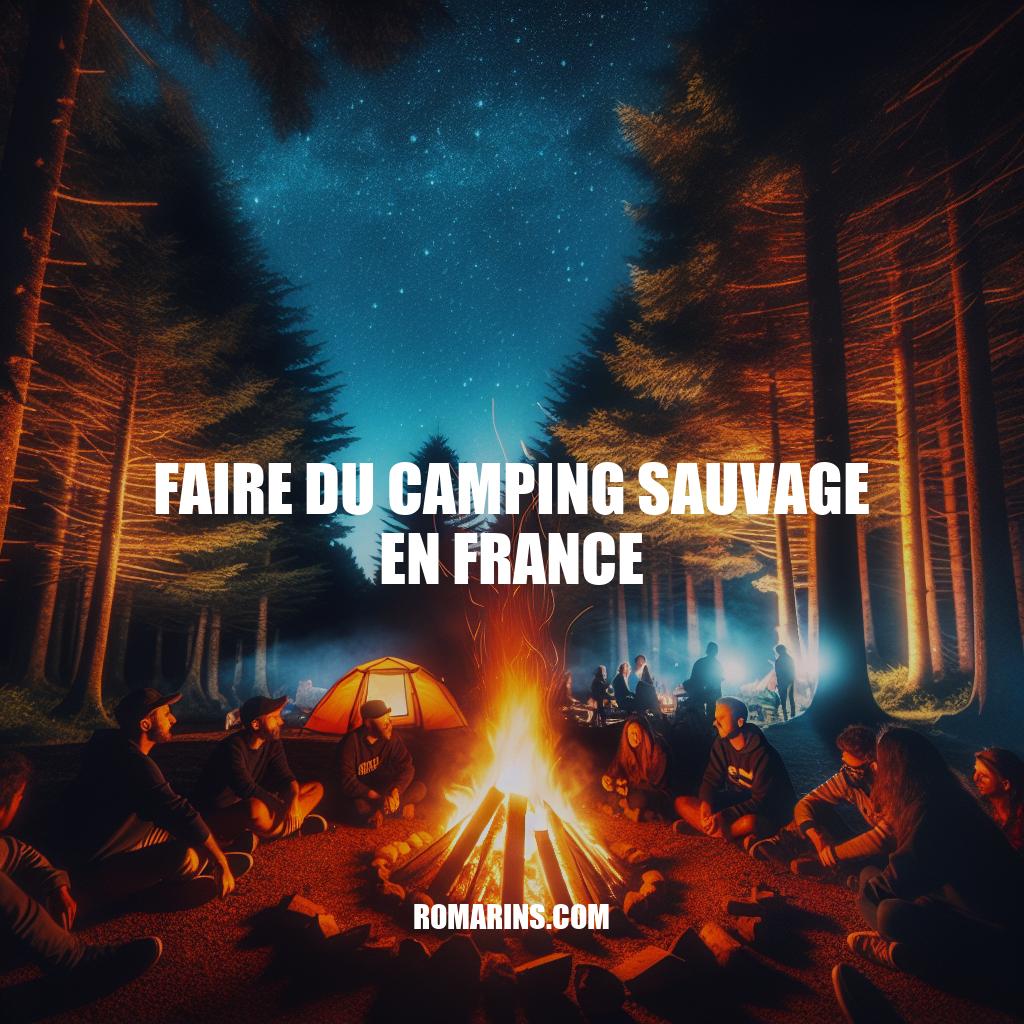 Guide du camping sauvage en France : règles, équipement et destinations