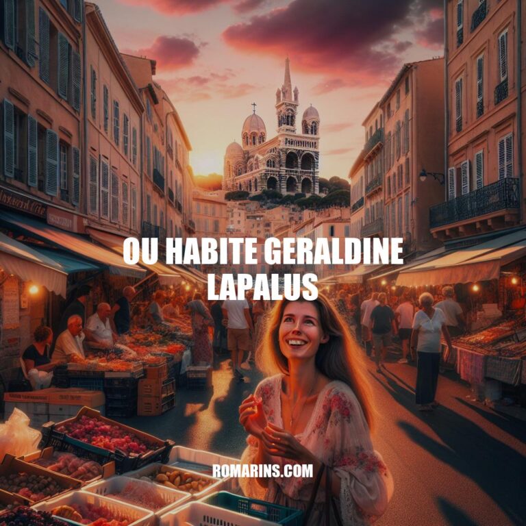 La vie de Géraldine Lapalus à Marseille