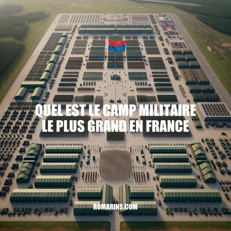 Le Camp Militaire le Plus Grand en France : Camp de Mourmelon