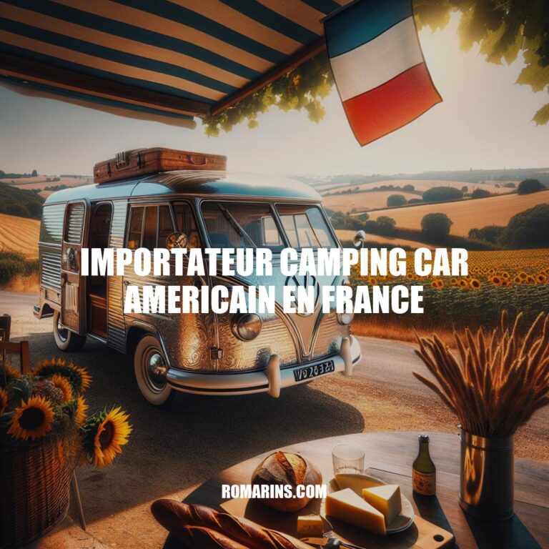 Le Marché des Camping-Cars Américains en France : Importation, Marques et Services