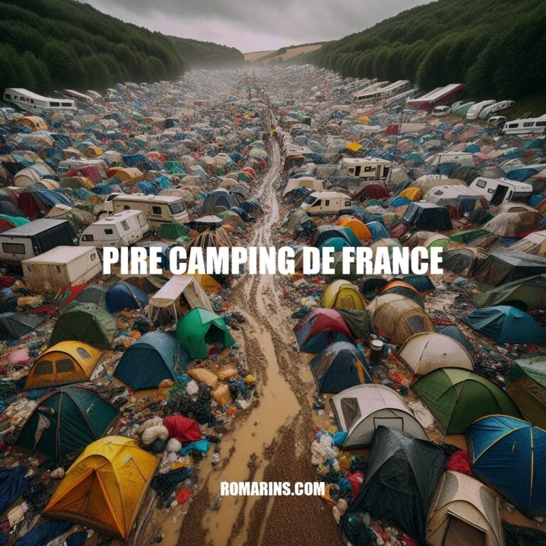 Le Pire Camping en France: Comment Éviter une Mauvaise Expérience