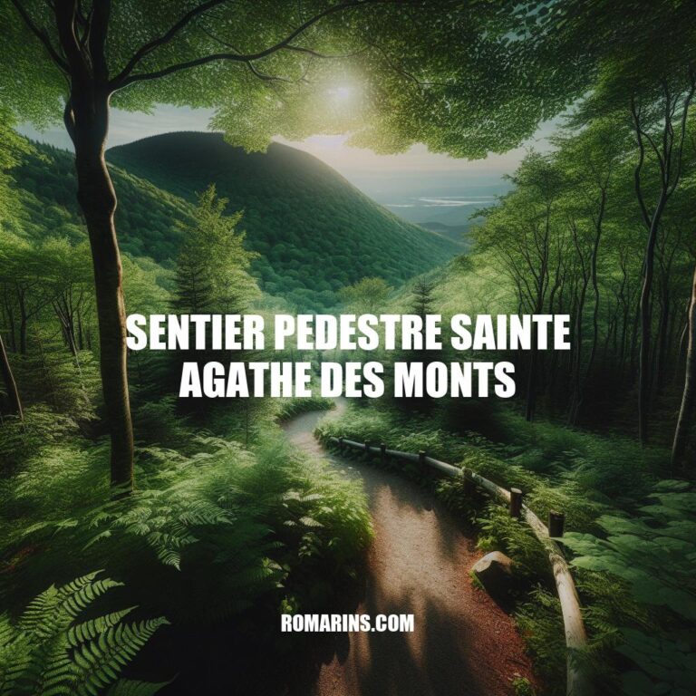 Le Sentier Pédestre Sainte Agathe des Monts : Un Trésor Naturel en Montérégie