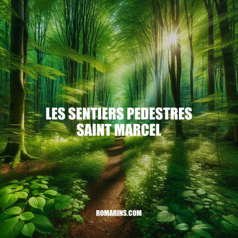 Les Sentiers Pédestres Saint Marcel : Découvrez la Beauté Naturelle