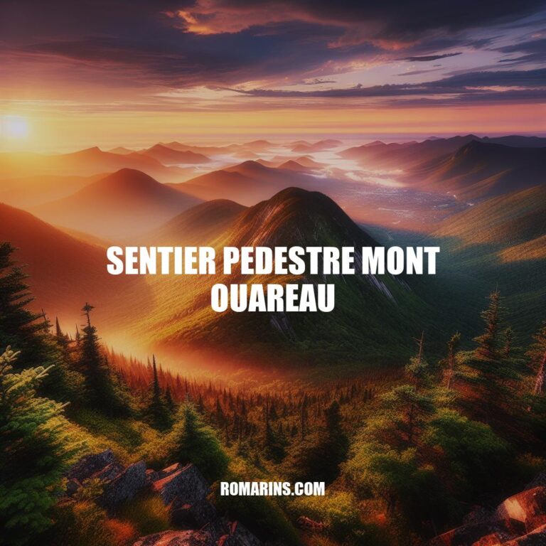 Mont Ouareau: Le Sentier Pédestre Incontournable