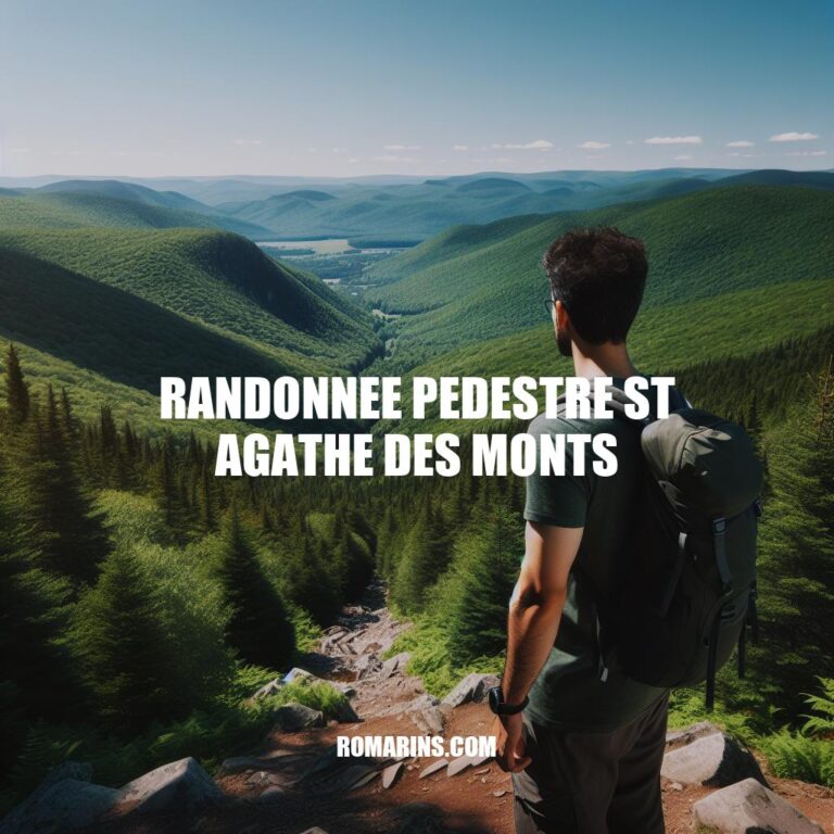 Randonnée Pédestre à Sainte-Agathe-des-Monts : Découvrez la Beauté des Sentiers