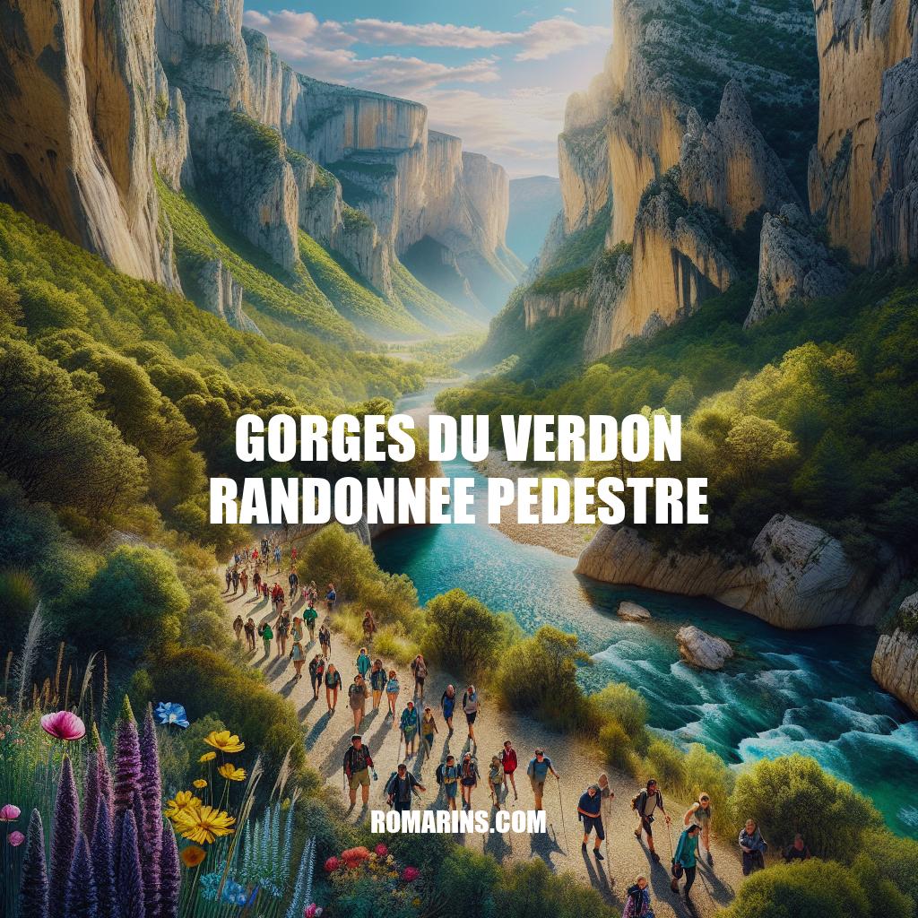 Randonnée pédestre dans les Gorges du Verdon : Guide complet