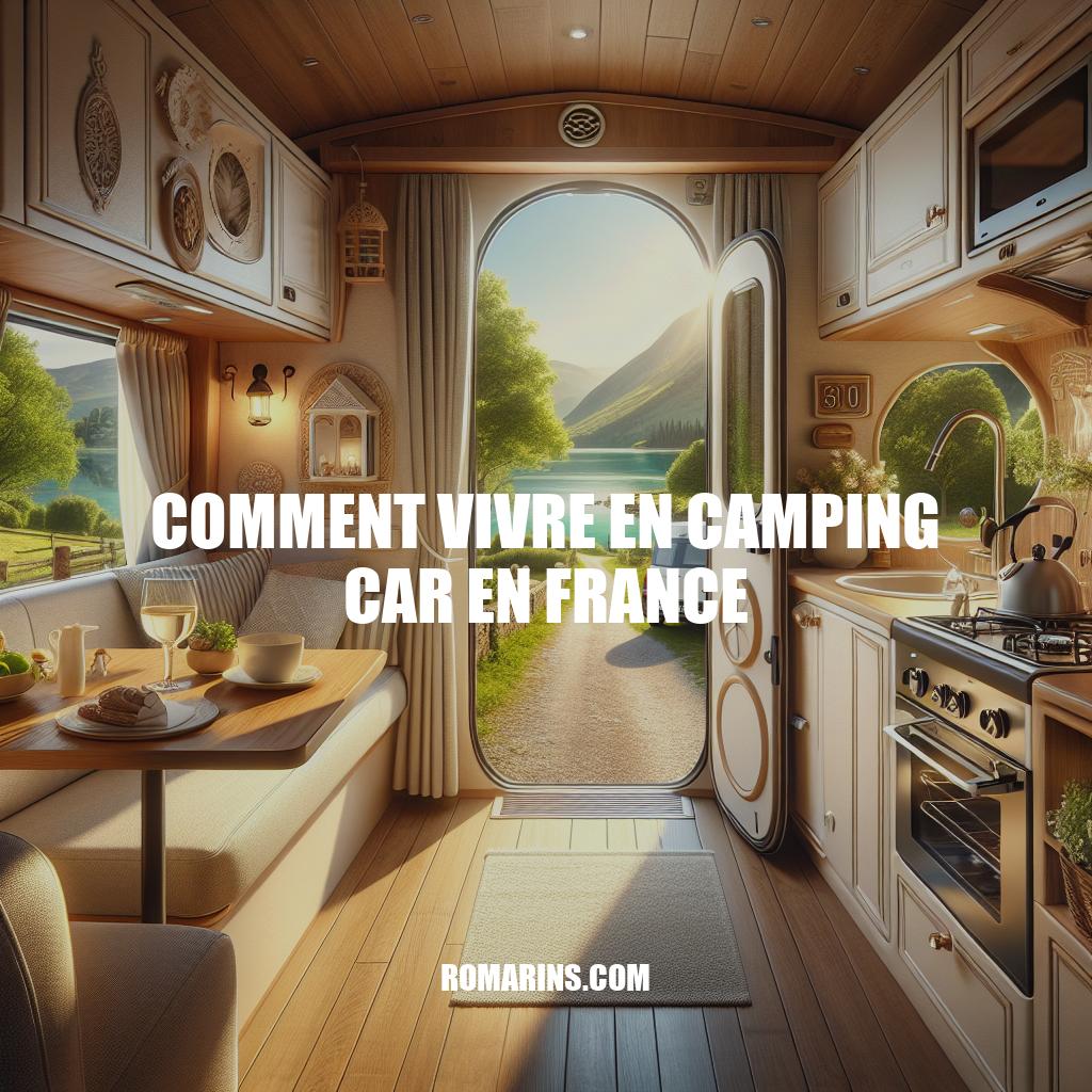 Vivre en Camping-car en France: Guide Complet
