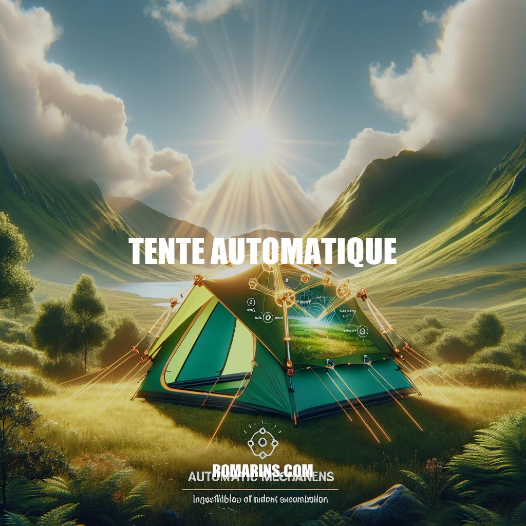 Guide des Tentes Automatiques : Installation Rapide en Plein Air