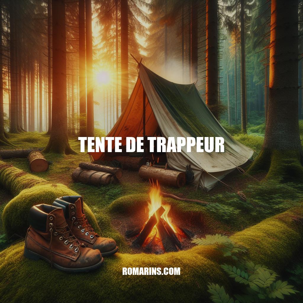Tente de trappeur : Confort traditionnel pour l'aventure en plein air