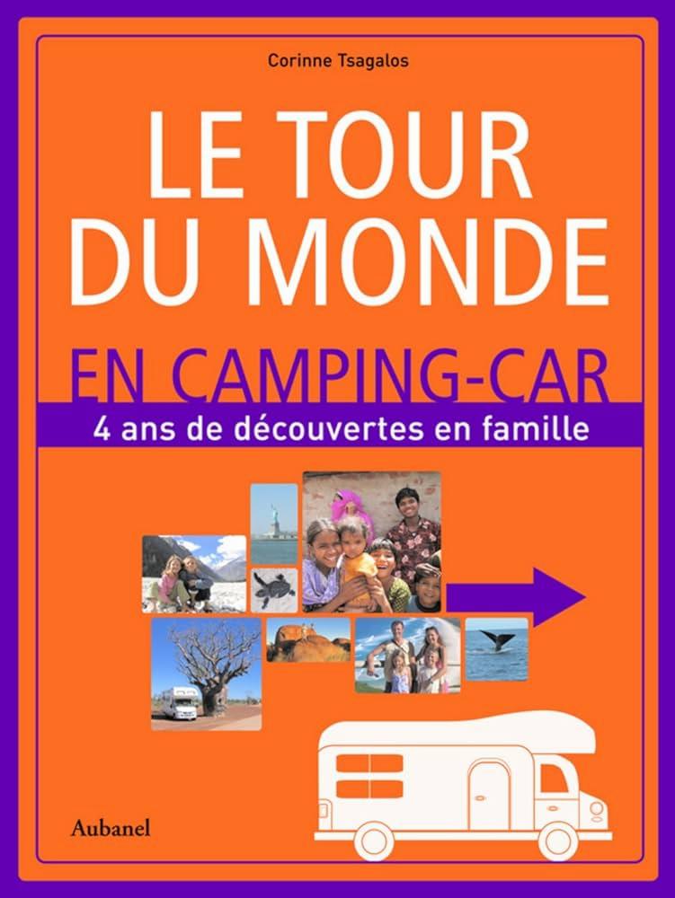 Une famille de cinq personnes voyageant à travers le monde dans un camping-car.