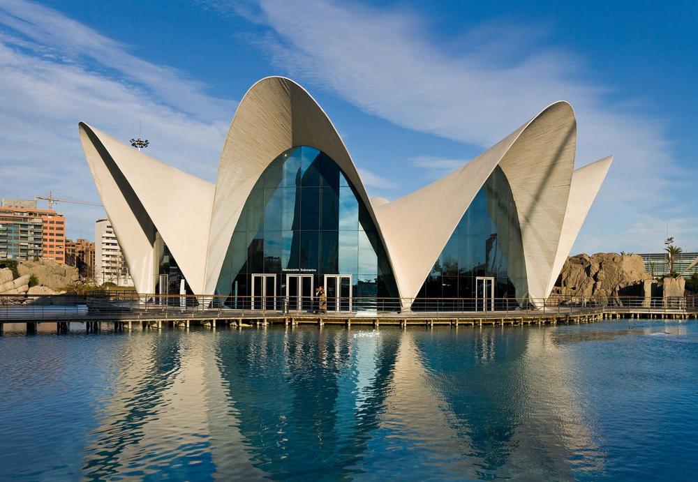 LHemisfèric est un bâtiment emblématique de la Cité des arts et des sciences de Valence, en Espagne, conçu par larchitecte Santiago Calatrava.