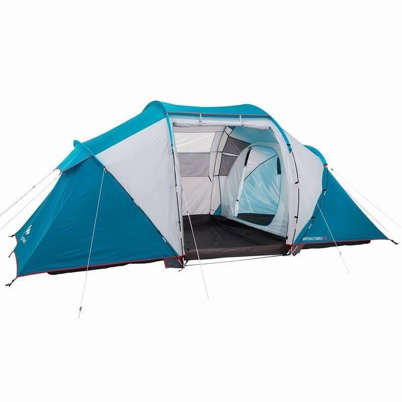 Une tente familiale spacieuse et résistante, idéale pour les vacances en camping.